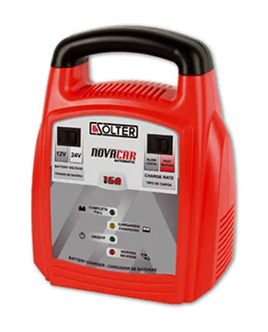 comprar Cargador de baterías NOVACAR 16A de 12/24V, 3,75 - 12A. Para baterías de hasta 150A y de plomo-ácido y Gel. Solter de SOLTER - Herramientas Electricas comprar Cargador de baterías NOVACAR 16A de 12/24V, 3,75 - 12A. Para baterías de hasta 150A y de plomo-ácido y Gel. Solter de SOLTER - Herramientas Electricas