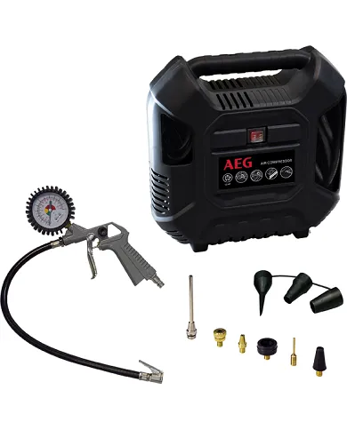 comprar Compresor Pit Stop K11 AEG. 230V - 1,5 Hp - 8 bar - 160 l/min - 116 psi - sin aceite de AEG - Compresores