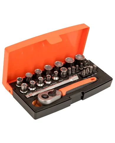 comprar Juego de llaves de vaso hexagonal y puntas 25 piezas de 1/4". SL25 Bahco de 'BAHCO' - Vaso comprar Juego de llaves de vaso hexagonal y puntas 25 piezas de 1/4". SL25 Bahco de 'BAHCO' - Vaso