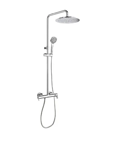 comprar Columna de ducha Blautherm Telescópica monomando con Rociador redondo Ø300mm. 937413RP300 Ramon Soler de RAMON-SOLER - Griferia