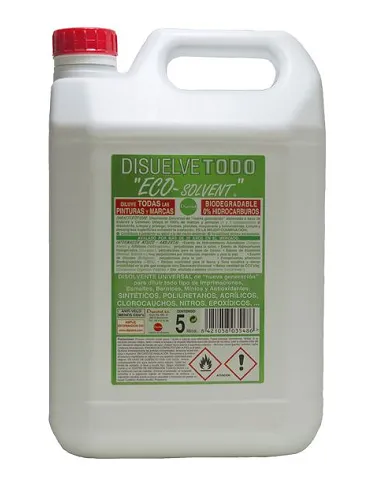 comprar 1 Bote Disolvente Ecológico Eco-Solvent 5 litros. Dipistol de DIPISTOL - Disolventes comprar 1 Bote Disolvente Ecológico Eco-Solvent 5 litros. Dipistol de DIPISTOL - Disolventes