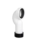Manguito para desagüe de inodoro PVC 90. C-144 069144 Crearplast
