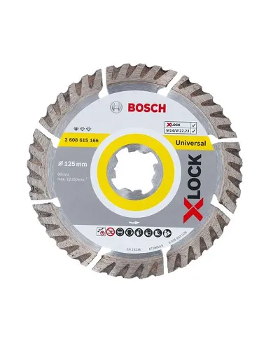 comprar Disco Diamante Standard Universal conX-Lock Ø125x22mm. 2608615166 Bosch de BOSCH - Discos corte y desbaste comprar Disco Diamante Standard Universal conX-Lock Ø125x22mm. 2608615166 Bosch de BOSCH - Discos corte y desbaste