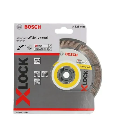 comprar Disco Diamante Standard Universal conX-Lock Ø125x22mm. 2608615166 Bosch de BOSCH - Discos corte y desbaste