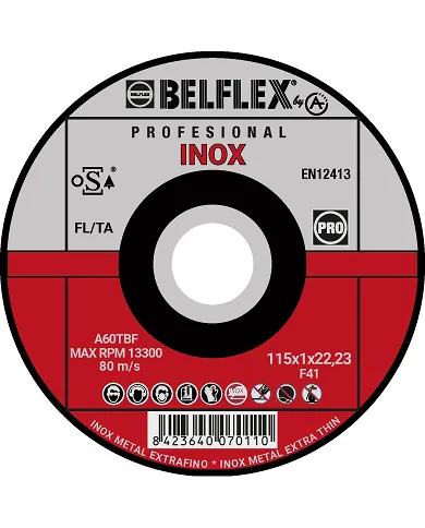 comprar Expositor discos de corte FL/TA Inox Belflex Ø115x1mm (200 discos). A60TBF Abratools de ABRATOOLS - Discos corte y desbaste comprar Expositor discos de corte FL/TA Inox Belflex Ø115x1mm (200 discos). A60TBF Abratools de ABRATOOLS - Discos corte y desbaste