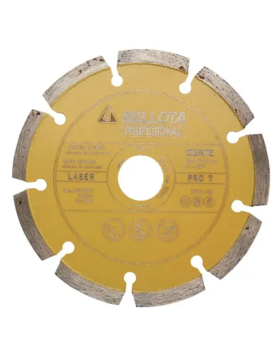comprar Disco diamante segmentado general de obra Pro7 Ø115mm Corte seco. 50711115 Bellota de BELLOTA - Discos corte y desbaste