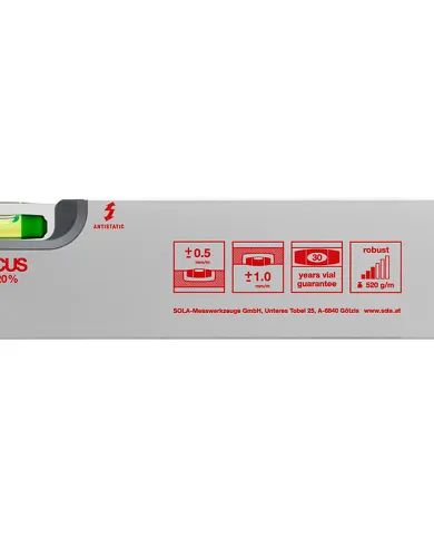 comprar Nivel AV 80cm. de SOLA - Niveles, reglas