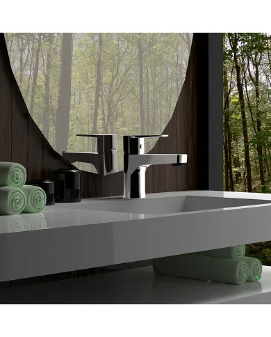 comprar ramonsoler. Grifo monomando lavabo cromado Titanium Ref.1801 Ramon Soler de RAMON-SOLER - Griferia