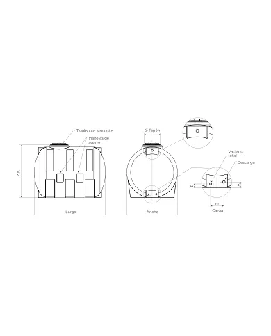 comprar Depósito de agua de superficie 3000 litros cisterna. CS3000 Rototec de Rototec - Depositos Agua comprar Depósito de agua de superficie 3000 litros cisterna. CS3000 Rototec de Rototec - Depositos Agua