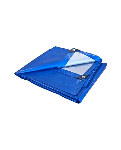 comprar Hepoluz Toldo impermeable polietileno reforzado 4x6m 12x12 200g/m² Azul/Plata. Hepoluz de Hepoluz - Inicio