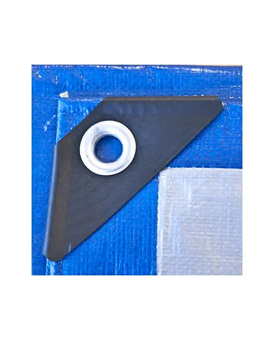 comprar Hepoluz Toldo impermeable polietileno reforzado 6x10m 12x12 200g/m² Azul/Plata. Hepoluz de Hepoluz - Varios