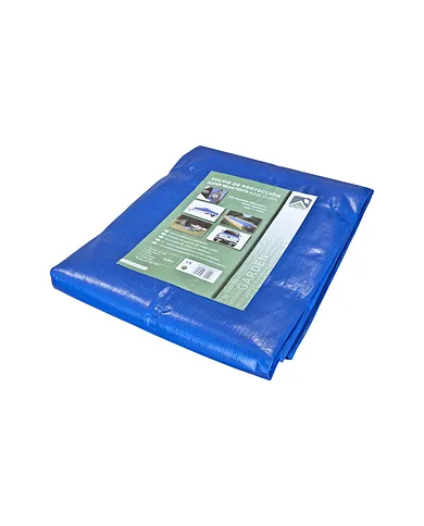 comprar Hepoluz Toldo impermeable polietileno reforzado 6x10m 12x12 200g/m² Azul/Plata. Hepoluz de Hepoluz - Varios