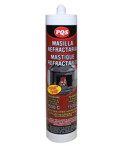 comprar Masilla refractaria Resistente hasta 1.500 ºC. 310ml. PQS de PQS - Siliconas y masillas