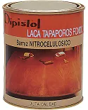 Laca Tapaporos fondo. Barniz nitrocelulósico incoloro mate 375ml