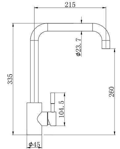 comprar Grifo de cocina Pelicano. Monomando para fregadero inox giro 360º. 62PEAI Arcobañ de ARCOBAÑ - Griferia