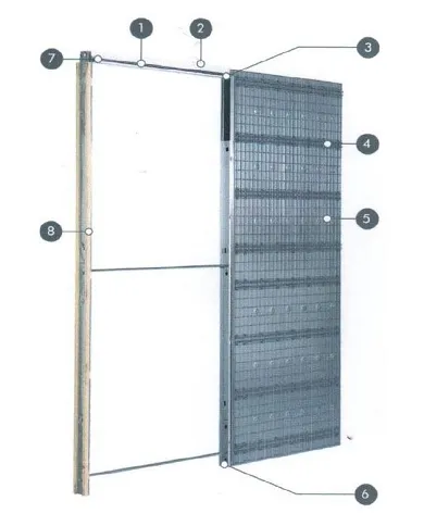 comprar Armazón metálico para puerta corredera. Pared revoco 800x2020x108mm Modelo Junior. EBI080SE Eclisse de ECLISSE - Estructura puerta interior comprar Armazón metálico para puerta corredera. Pared revoco 800x2020x108mm Modelo Junior. EBI080SE Eclisse de ECLISSE - Estructura puerta interior