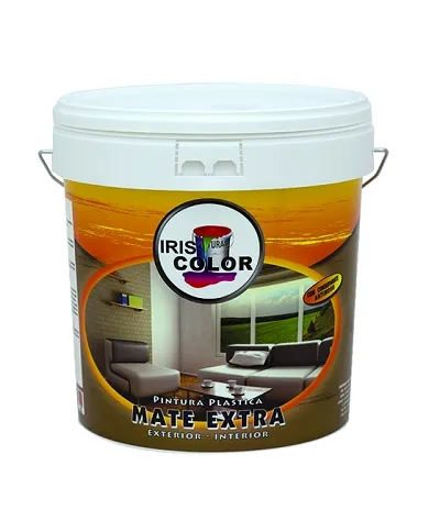 comprar Pintura plástica Mate Extra, antimoho para interior-exterior. Bote 4 litros. Iris de IRIS - Pinturas
