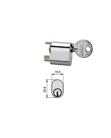 comprar Medio Cilindro 5964T25/4 :25 L.Niquel. CVL de CVL - Cilindros comprar Medio Cilindro 5964T25/4 :25 L.Niquel. CVL de CVL - Cilindros