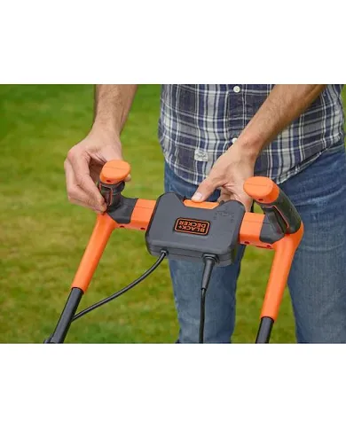 comprar Cortacésped 1400W 34cm 40 litros. Manillar bicicleta. BEMW461BH-QS Black+Decker de BLACK & DECKER - Cortacéspedes