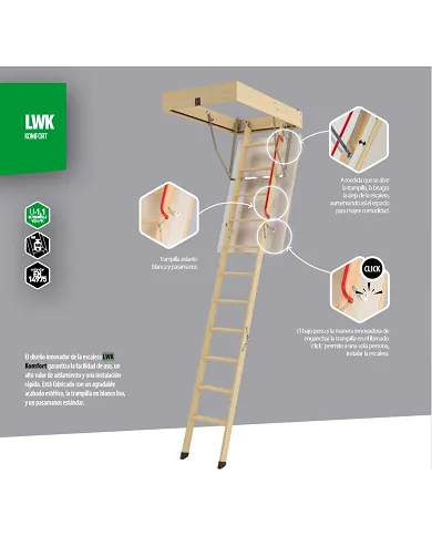 comprar Escalera de techo de madera de tramos LWK Komfort 55x111x250cm. 864521 Fakro de FAKRO - Escaleras comprar Escalera de techo de madera de tramos LWK Komfort 55x111x250cm. 864521 Fakro de FAKRO - Escaleras