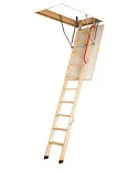 Escalera de techo de madera de tramos LWK Komfort 55x111x250cm. 864521 Fakro