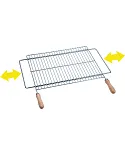 Parrilla besuguera inox (doble abombada) 60x19x14cm. 2612 Sauvic