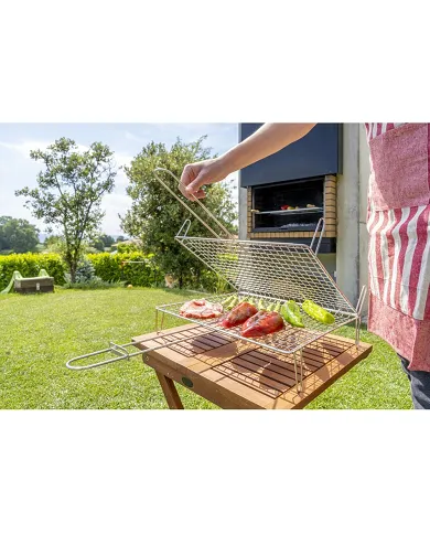comprar Parrilla doble abombada acero zincado 40x45x17.5cm. 2593 Sauvic de SAUVIC - Barbacoas comprar Parrilla doble abombada acero zincado 40x45x17.5cm. 2593 Sauvic de SAUVIC - Barbacoas