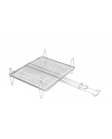comprar Parrilla doble abombada acero zincado 40x45x17.5cm. 2593 Sauvic de SAUVIC - Barbacoas