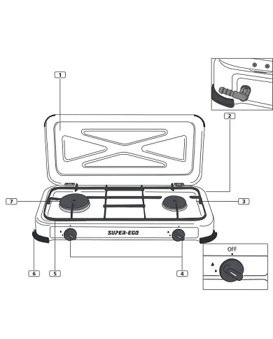 comprar Cocina portatil con 2 hornillos Gas Butano o Gas Propano (G30/G31). SEH024800 Super Ego de SUPER EGO - Barbacoas comprar Cocina portatil con 2 hornillos Gas Butano o Gas Propano (G30/G31). SEH024800 Super Ego de SUPER EGO - Barbacoas