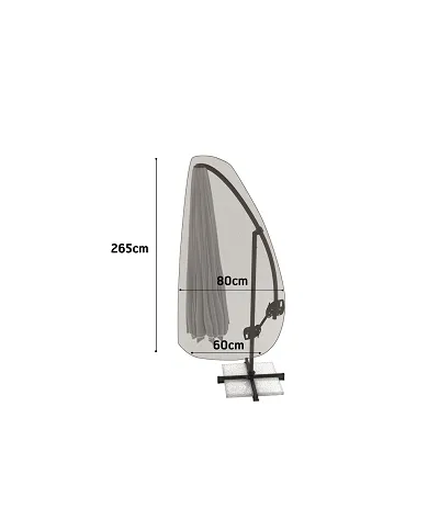 comprar Covertop: funda parasol descentrado 265x80x60cm. 2017698 Nortene de NORTENE - Mobiliario exterior comprar Covertop: funda parasol descentrado 265x80x60cm. 2017698 Nortene de NORTENE - Mobiliario exterior
