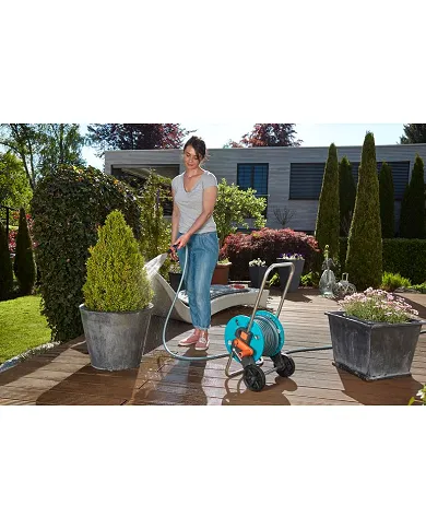 comprar Set Carro portamangueras CleverRoll S Set. Carro + Manguera + Lanza + Accesorios. 18502-50 Gardena de GARDENA - Carros y soportes manguera comprar Set Carro portamangueras CleverRoll S Set. Carro + Manguera + Lanza + Accesorios. 18502-50 Gardena de GARDENA - Carros y soportes manguera