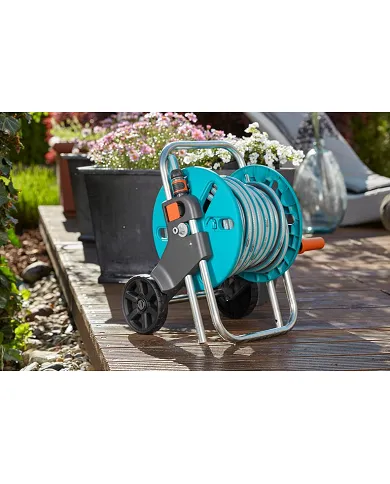 comprar Set Carro portamangueras CleverRoll S Set. Carro + Manguera + Lanza + Accesorios. 18502-50 Gardena de GARDENA - Carros y soportes manguera comprar Set Carro portamangueras CleverRoll S Set. Carro + Manguera + Lanza + Accesorios. 18502-50 Gardena de GARDENA - Carros y soportes manguera