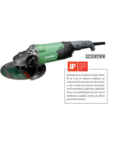 comprar Radial: Amoladora 2200W 230mm G23-SW/2W7Z + DISCO. Hikoki de HIKOKI - Amoladoras comprar Radial: Amoladora 2200W 230mm G23-SW/2W7Z + DISCO. Hikoki de HIKOKI - Amoladoras
