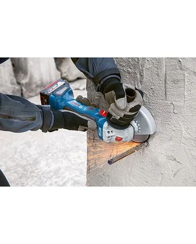 comprar Kit Radial: Amoladora prfesional 700W 115mm GWS 18V-7 (Amoraladora + Batería + Cargador + Maletín) Bosch de BOSCH - Amoladoras