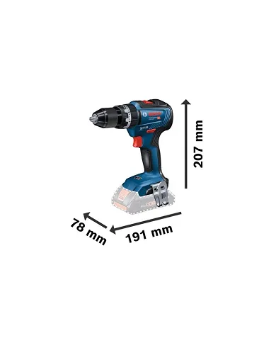 comprar Set Profesional: Taladro Percutor GSB 18V-55 + Amoladora GWS 18V-7 a batería. 0615990M4A Bosch de BOSCH - Taladros a Batería