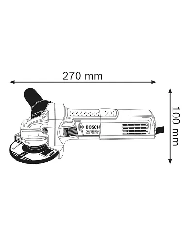 comprar Radial: Amoladora profesional 700W 115mm GWS 700. 0601394003 Bosch de BOSCH - Amoladoras