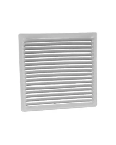 comprar Rejilla de ventilación para empotrar de aluminio 17x17cm sin color. Meval de MEVAL - Rejillas Canalizacion