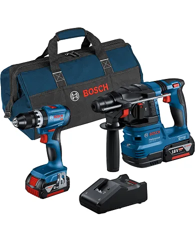 comprar kIT 2 Herramientas: Atornillador GSB 18V-45 + Martillo GBH 18V-22 a batería. 0615A50039 Bosch de BOSCH - Martillos comprar kIT 2 Herramientas: Atornillador GSB 18V-45 + Martillo GBH 18V-22 a batería. 0615A50039 Bosch de BOSCH - Martillos