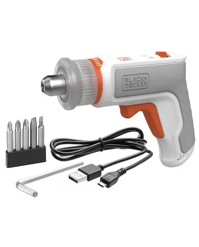 comprar Expositor: 5 unidades Atornillador montamuebles HexDriver a batería 3.6V 1.5Ah. BCRTA01RTS5-XJ Black+Decker de BLACK & DECKER - Atornilladoras comprar Expositor: 5 unidades Atornillador montamuebles HexDriver a batería 3.6V 1.5Ah. BCRTA01RTS5-XJ Black+Decker de BLACK & DECKER - Atornilladoras