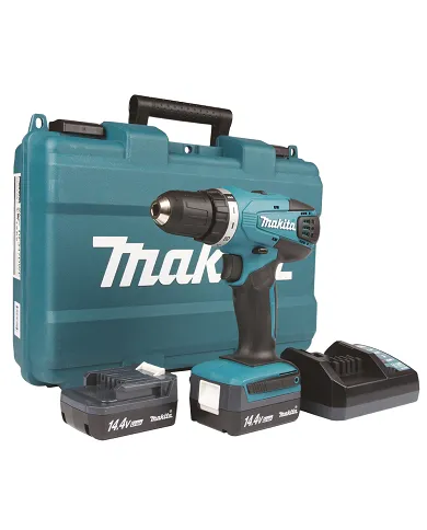 comprar Taladro Atornillador a batería 14.4V 1.5Ah para atornillar y taladrar en dos velocidades. DF347D Makita de MAKITA - Taladros a Batería comprar Taladro Atornillador a batería 14.4V 1.5Ah para atornillar y taladrar en dos velocidades. DF347D Makita de MAKITA - Taladros a Batería