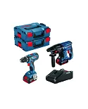 kIT 2 Herramientas: Atornillador GSB 18V-45 + Martillo GBH 18V-22 a batería. 0615A50039 Bosch