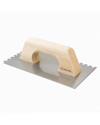 comprar Llana Peine diente castillo con mango madera para trabajos de alicatado y solado 6X6 270X135mm. 5873-06 Bellota de BELLOTA - Talochas comprar Llana Peine diente castillo con mango madera para trabajos de alicatado y solado 6X6 270X135mm. 5873-06 Bellota de BELLOTA - Talochas