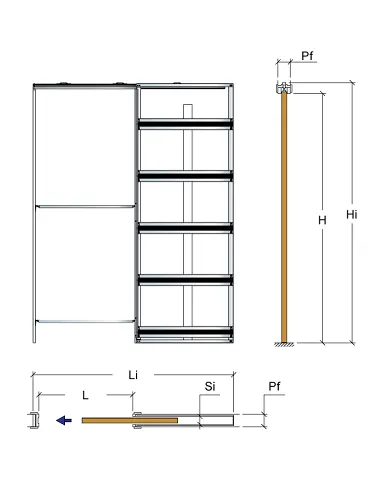 comprar OpenBox : Kit Armazón metálico para puerta corredera. Cartón yeso 800x2020x95mm. SCRIGNO de SCRIGNO - Estructura puerta interior comprar OpenBox : Kit Armazón metálico para puerta corredera. Cartón yeso 800x2020x95mm. SCRIGNO de SCRIGNO - Estructura puerta interior