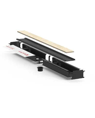 comprar Canaleta + rejilla oculta Raynex de doble ranuar 120cm PVC negra. IX45120 Guru de GURU - Canal Pvc Pp comprar Canaleta + rejilla oculta Raynex de doble ranuar 120cm PVC negra. IX45120 Guru de GURU - Canal Pvc Pp