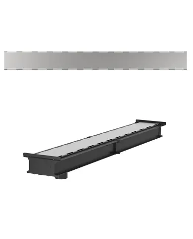 comprar Canaleta + rejilla oculta Raynex de doble ranuar 120cm PVC negra. IX45120 Guru de GURU - Canal Pvc Pp comprar Canaleta + rejilla oculta Raynex de doble ranuar 120cm PVC negra. IX45120 Guru de GURU - Canal Pvc Pp