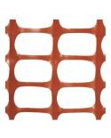 Red malla naranja C-100 1.2x50m Rollo 60m² Lor-Kun