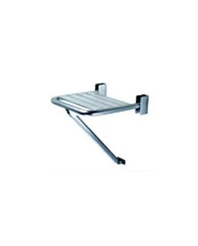 Asiento de ducha abatible con soporte inox (450x420mm). Ref 5238S Asiento de ducha abatible con soporte inox (450x420mm). Ref 5238S