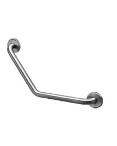 Barra 135º con 2 puntos de apoyo inox brillo 30x30cm. TIM-523135/B. Timblau Barra 135º con 2 puntos de apoyo inox brillo 30x30cm. TIM-523135/B. Timblau