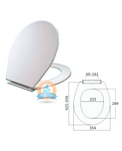 comprar Asiento y Tapa para Inodoro modelo Medel. 16ME01 Arcobañ de ARCOBAÑ - Sanitarios comprar Asiento y Tapa para Inodoro modelo Medel. 16ME01 Arcobañ de ARCOBAÑ - Sanitarios