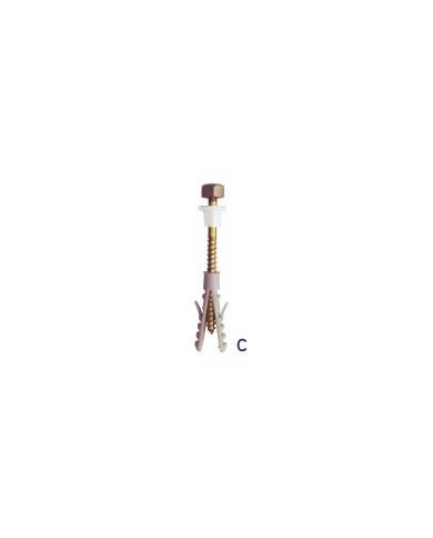 Juego 2 Tornillos Fijación Vertical Inodoro-Bidé 5x75mm Inox Juego 2 Tornillos Fijación Vertical Inodoro-Bidé 5x75mm Inox